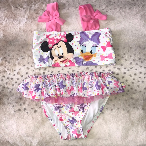 minnie mouse two piece bathing suit